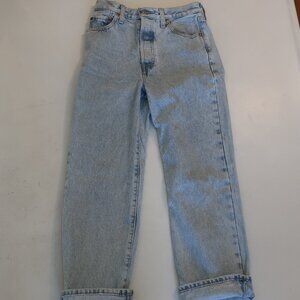 Womens Levi's Ribcage Straight Ankle Blue Jeans 25